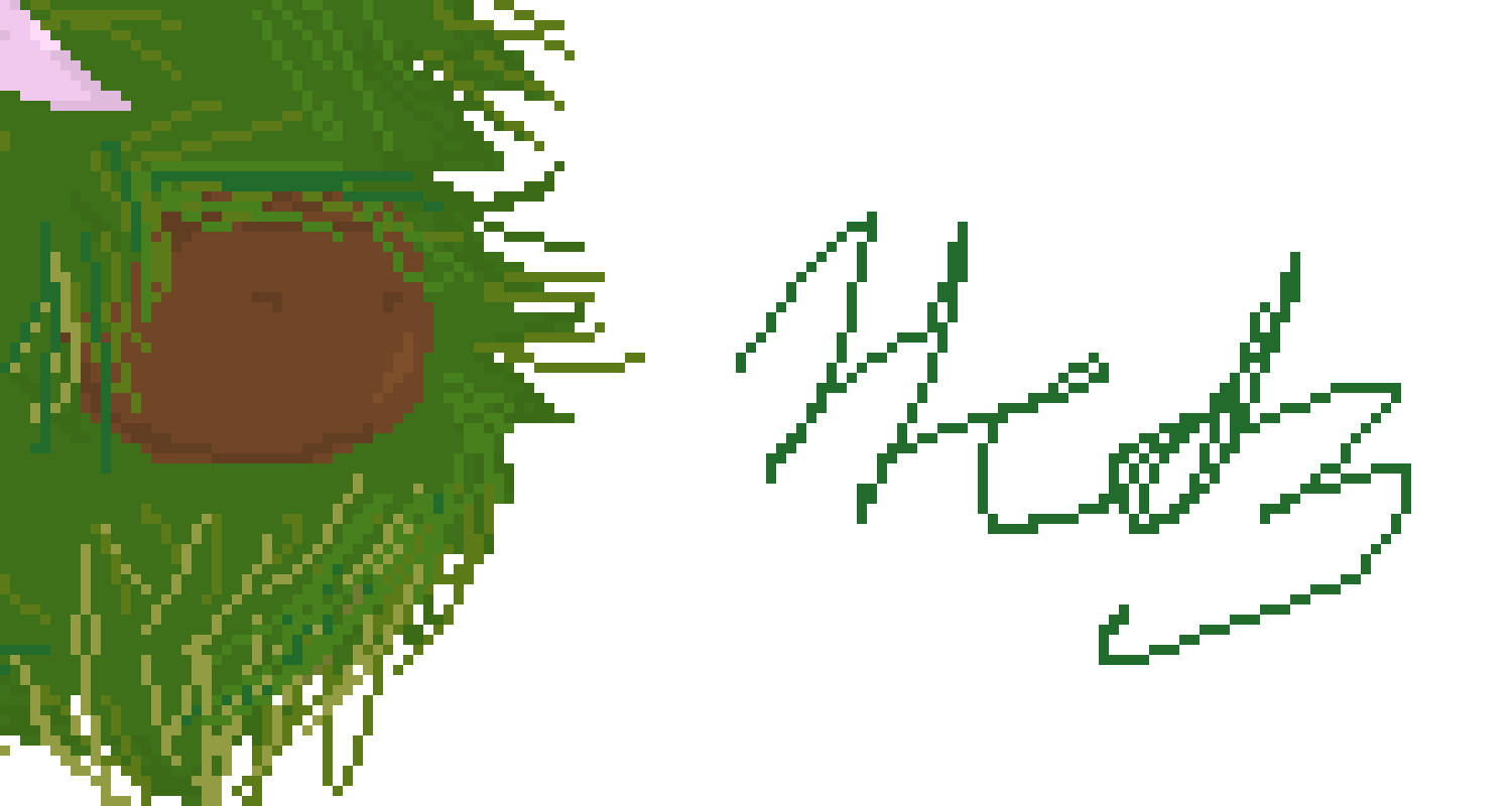 [d6a35f] i goes to the beds. also this guy's name is supposed to be Hedge, it just has the "dge" phoneme at the end (ʤ)