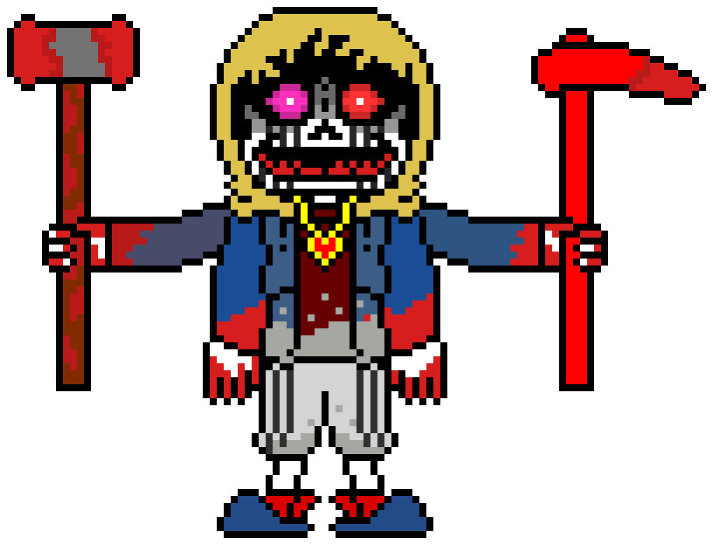 [d6b045] *Chara takes over and torments Dust Sans*