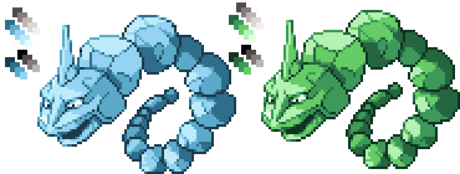 [8fff80] Crystal Onix and the Emerald Shiny