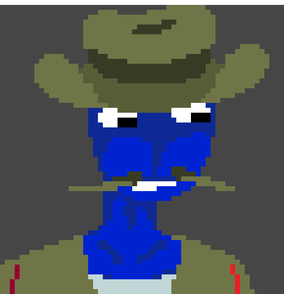 [8c660b] mulligan, he was in the rps i was doing those he's essentially an old cowboy who's good at fingering (his gun)