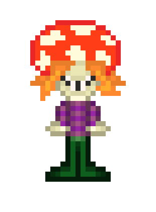 [7acc4c] Mushy the Mushroom Monster (Light World Form Redo)