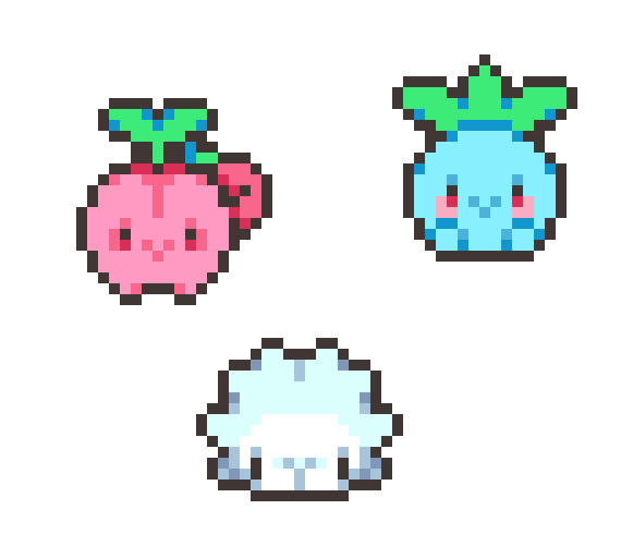 [b3d90a] Cherubi, Oddish, & Snom