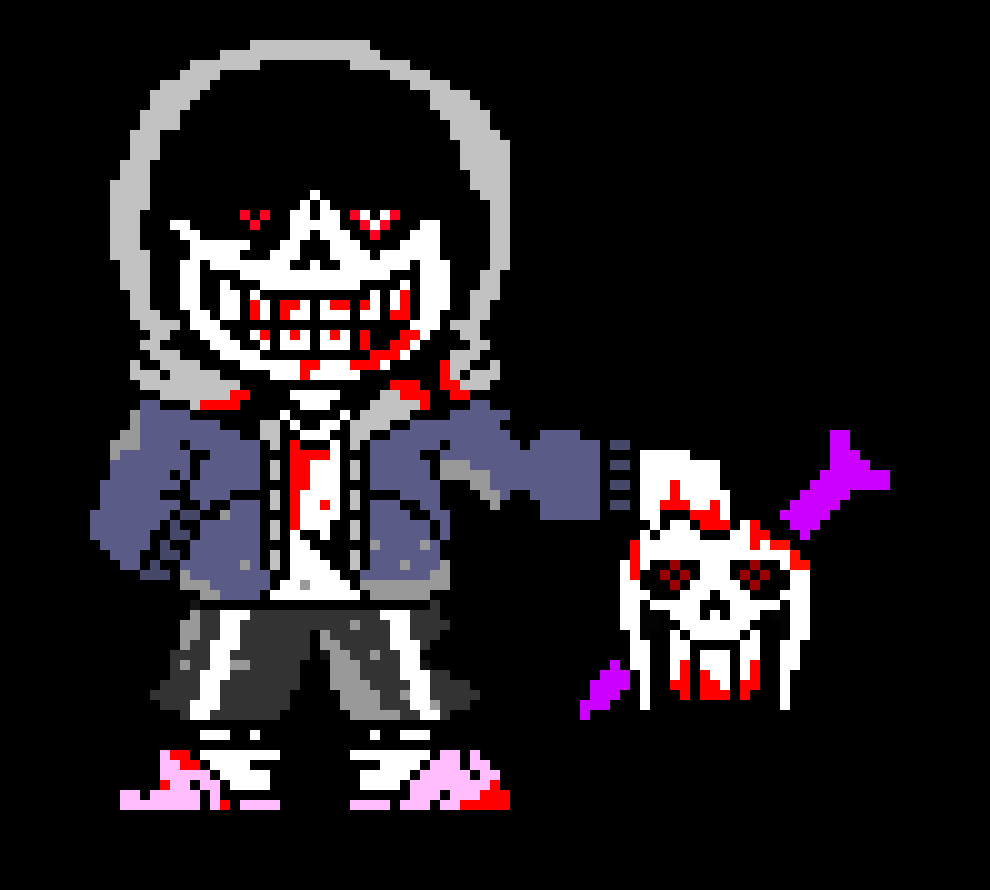 [d46952]  Insane dust sans sends raining sharp bones