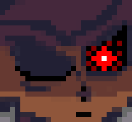 [e27272] *Dodges the blast and hangs onto the blaster on the side then jumps off and lands it running in an alley way*