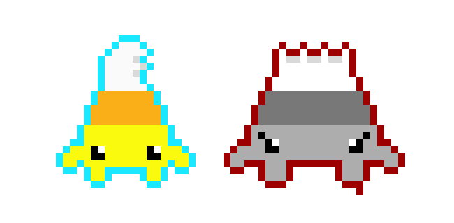 [98624a] Candy Corn & Grumpy Corn