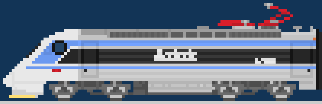 Amtrak X2000 | Pixel Art Maker