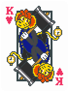 [907583] Brass Comm King of Hearts Standard Presentable