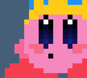 [cd168a] *kirby went up to vividria, seeing if she was ok, even taking out a healing to help her*