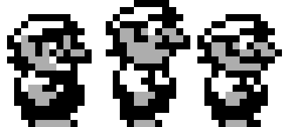 [1f3019] Mario, Luigi, Wario DK94 BW