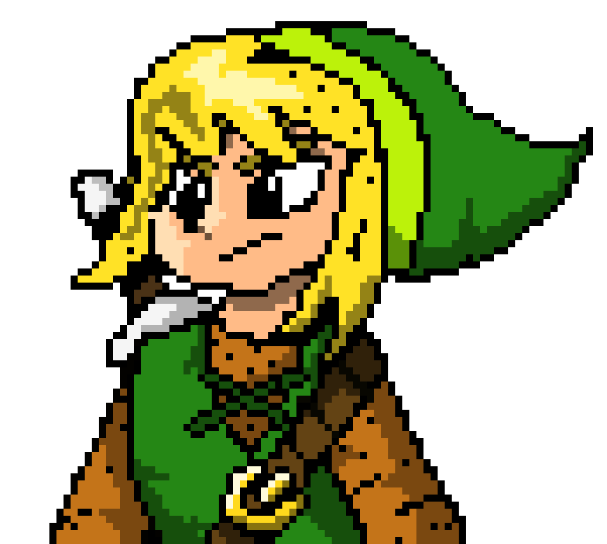 [d48652] Classic Link Pixel Art