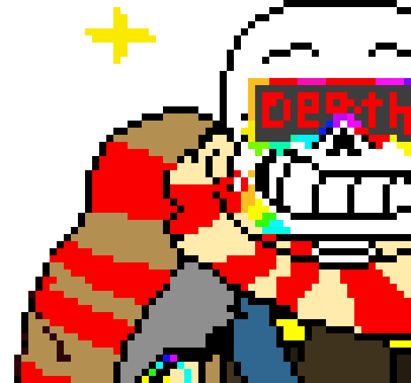 [0f7191] *Uses special attack It summons to walls of spikes and paintbrush’s moving closer to each other to crush dust ink - Fresh!Ink sans