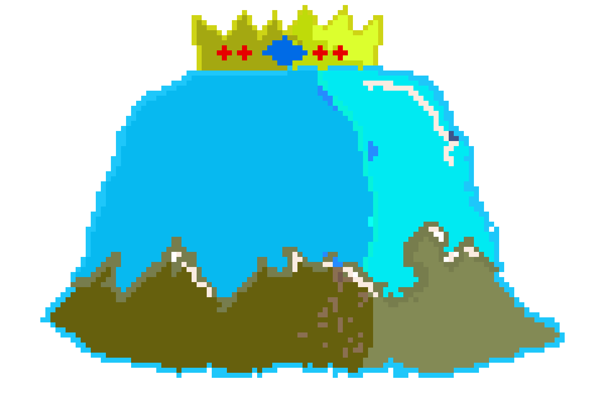 [98e8d5] King slime Terraria