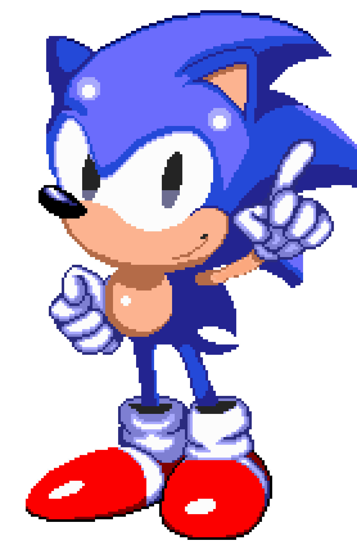 S3 (Remake) Sonic Close up!