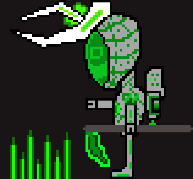 [d436d4] you sure *blasts switch with green blaster and stabs with spikes*