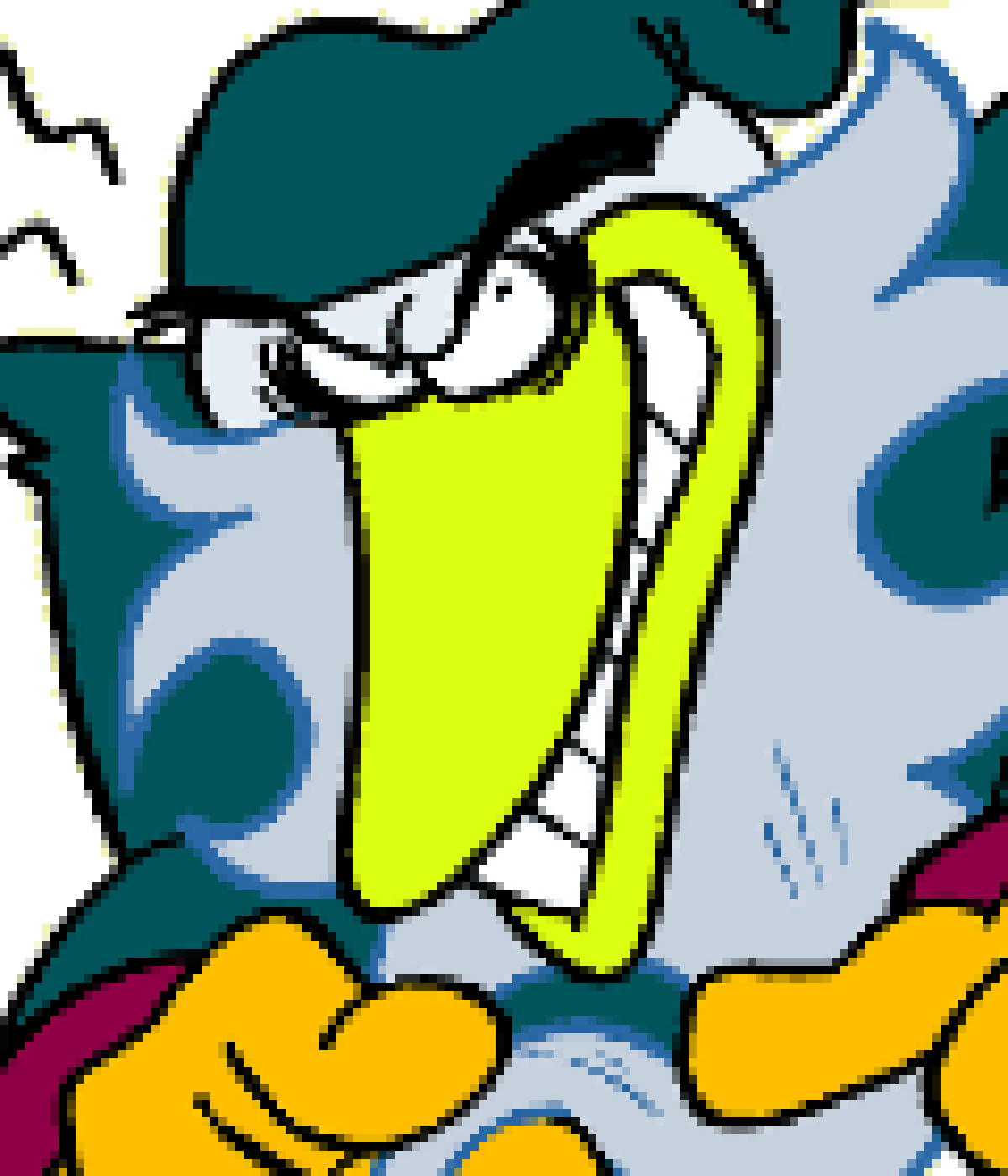 [e68562] this motherfucker really hit the "oh God" bucktooth emoji