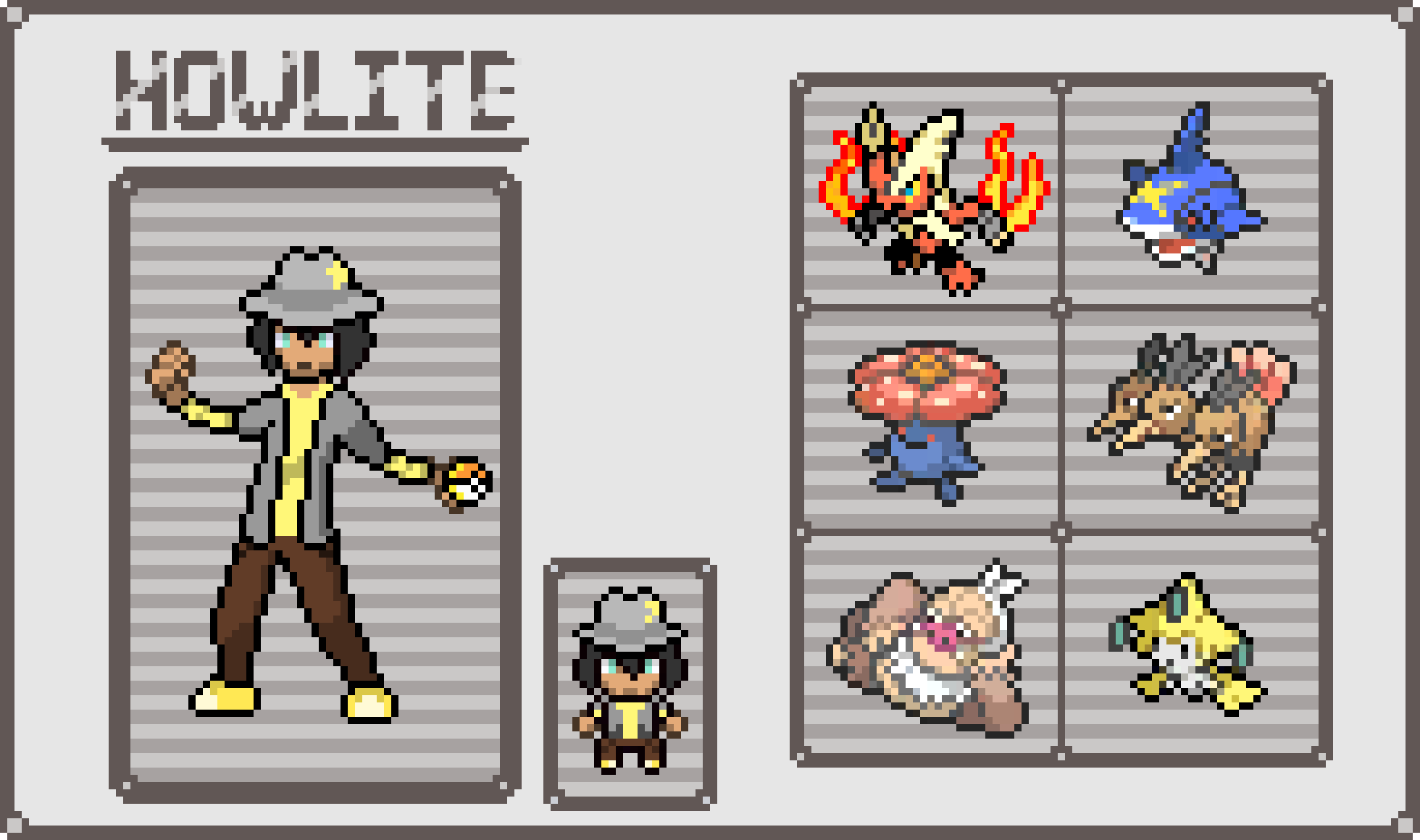 [0031a6] pokemon Howlite sprites + team + mega