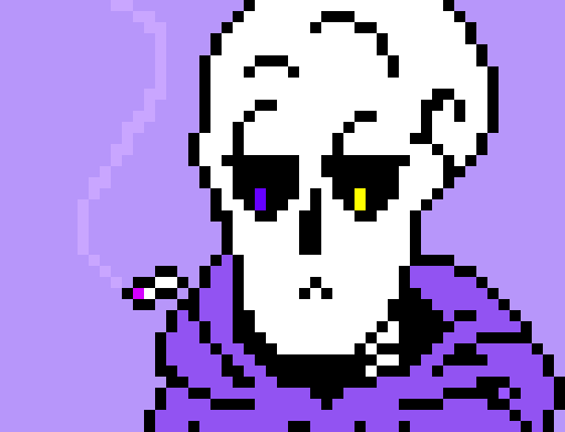 *Le draws in sketchbook*