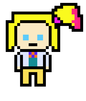 [c53686] Ela's hair color improved sprite