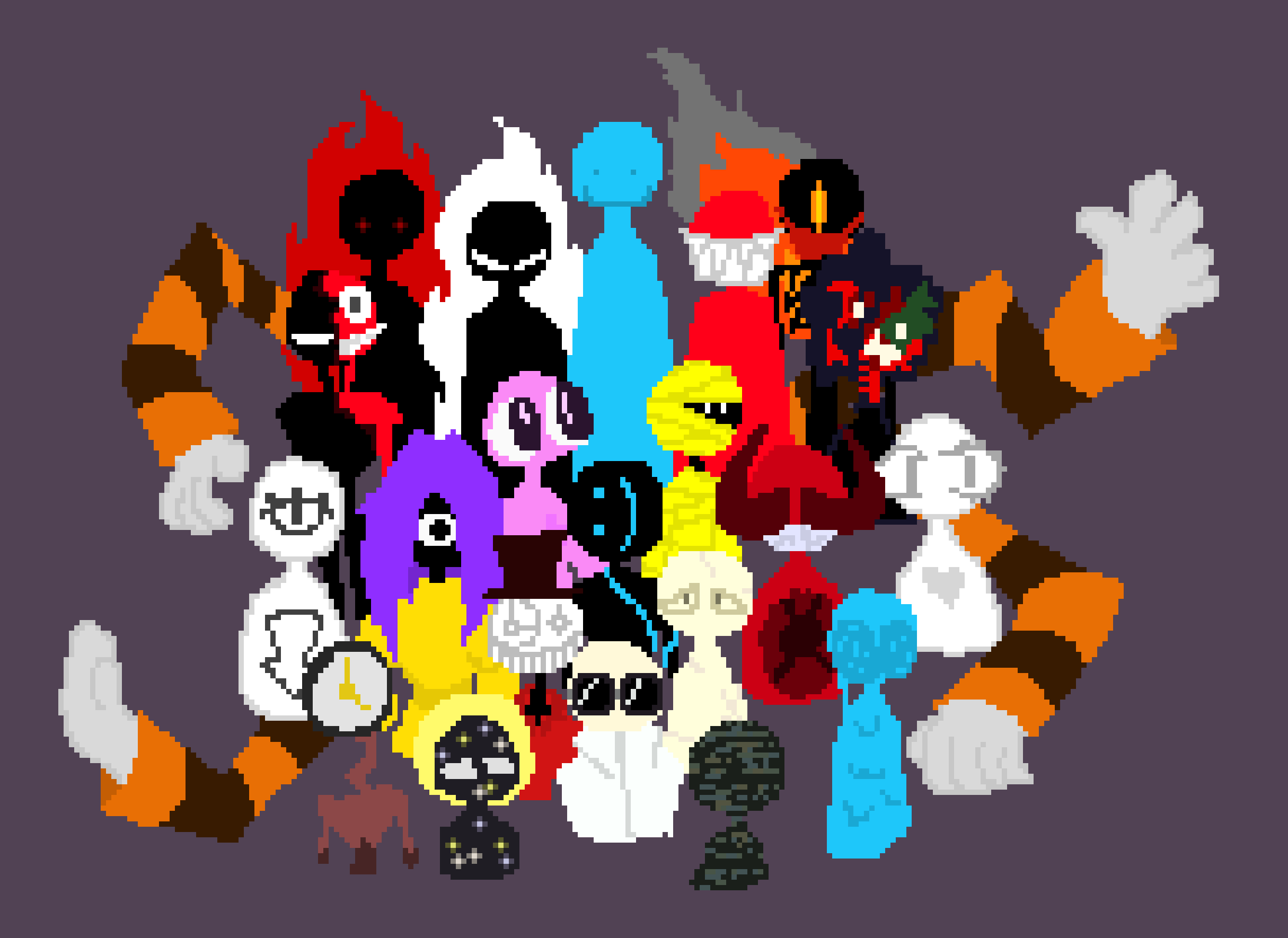 i mightve counted wrong but theyres 23 of them. this is final
