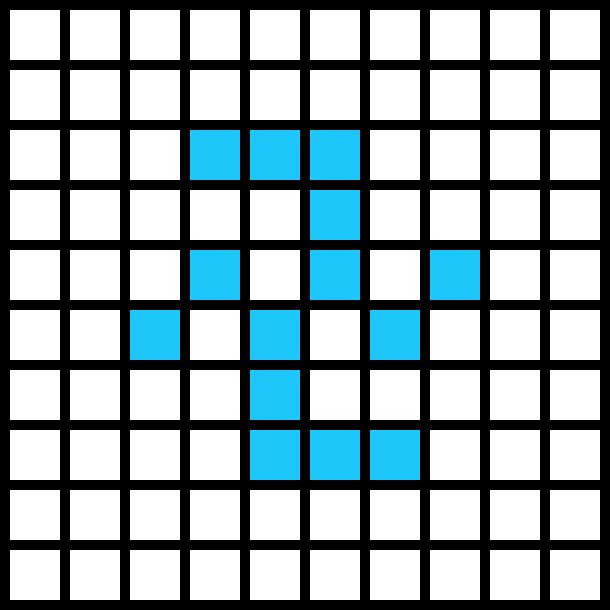 10x10 grid