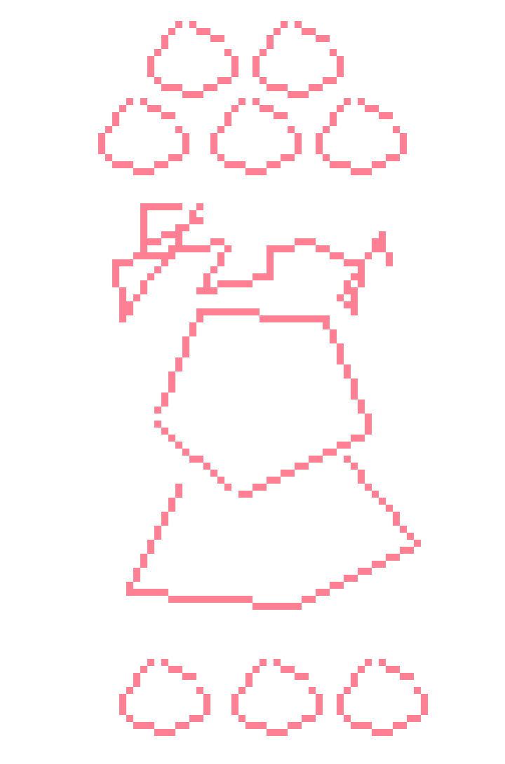 [689720] anyways i need to find out where to place the element variable but for now this si what i'm going for. in the middle is some guy. the 5 circles at the top are their basic statistics, and the 3 circles at the bottom are the types of statistics they favor (like Flurry, Regenerative, etc.) (there may be more or less down there, at least one)