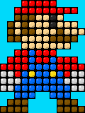 [64ff33] Mario But With Circles For Pixels