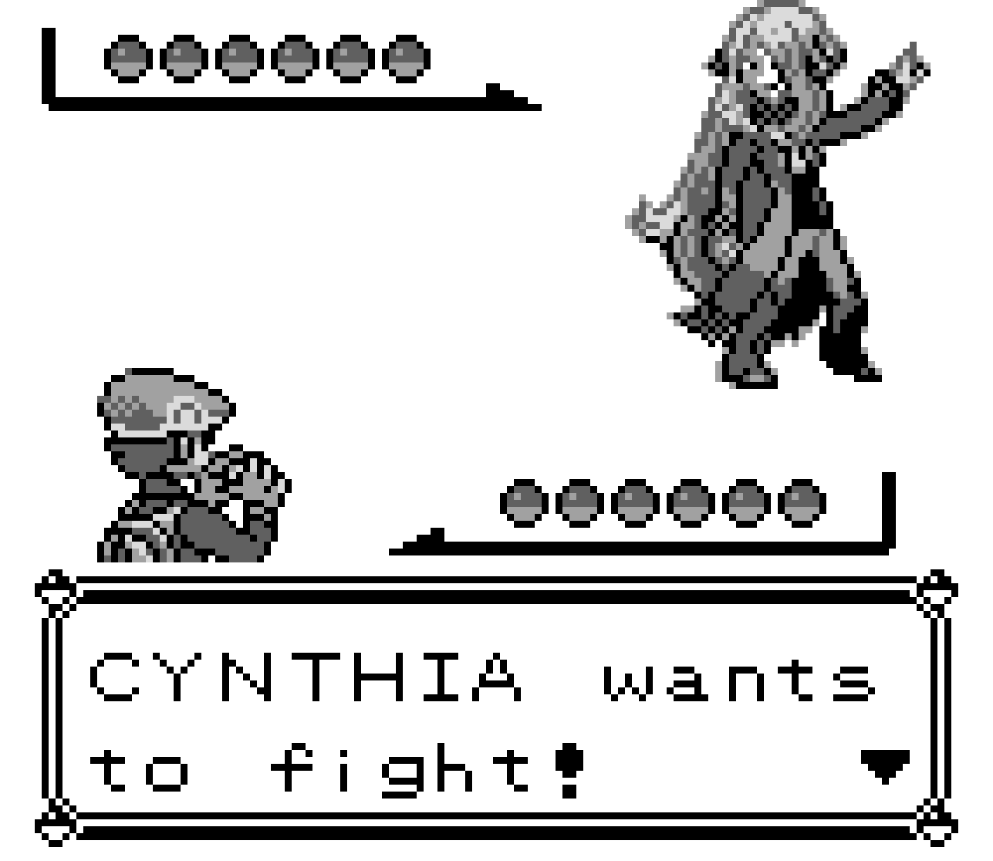 CYNTHIA wants to fight!