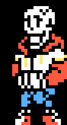 Sans, Underswap Papyrus, TS!Underswap Papyrus And Disbelief Papyrus (deltarune style) [DESC]