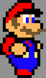 Edited SMB2/USA Mario Sprite -thekingdudidly