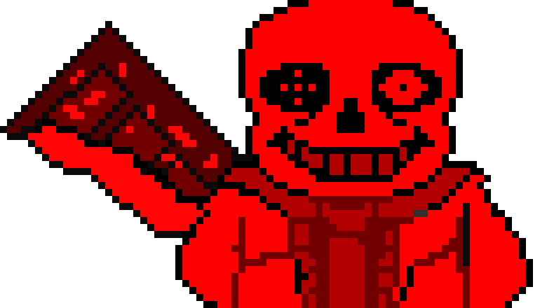 slices chaos making him be set on flames *