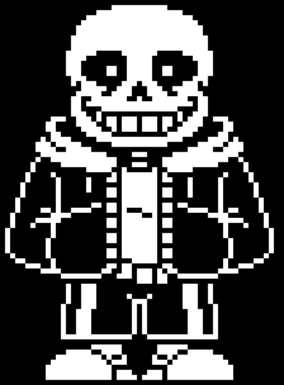 [7bb38f] UnderTale Sans Sprite (My Version)