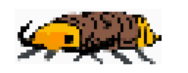 [01f243] rubber ducky isopod