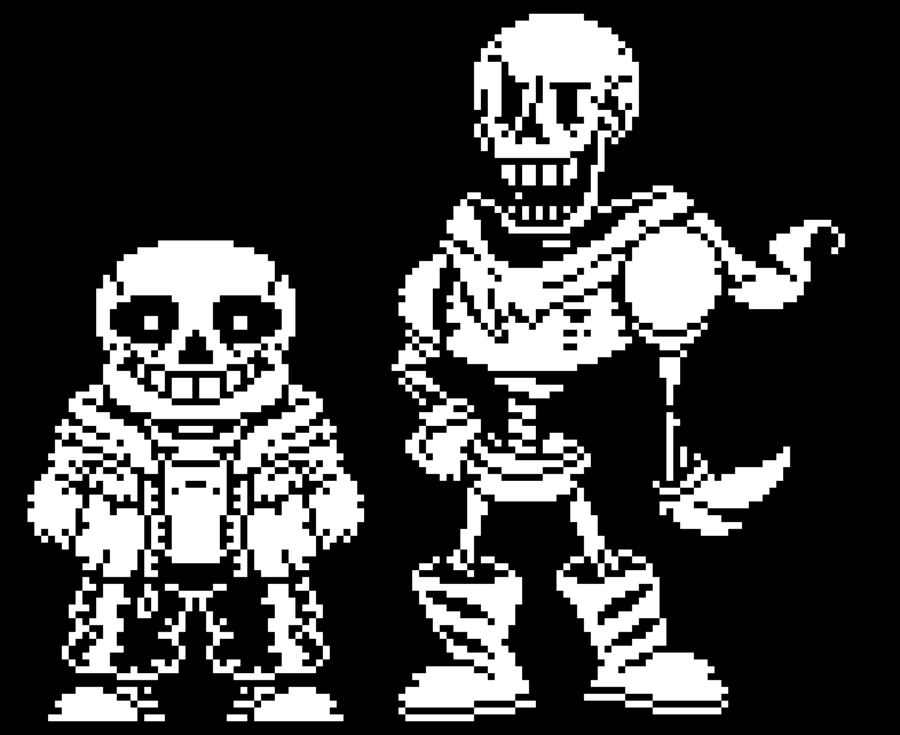 Undertale Sans And Papyrus battle