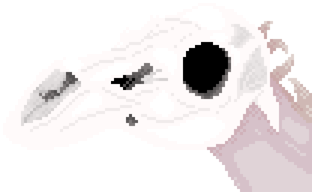 [e050bc] I was originally going to make the body snake-like, but I realized that the prior three princes have bodies that somewhat resemble the animal that they're wearing the skull of... so I made him deer-like.