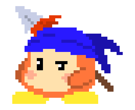 [777455] Well, I tend to lead them, King Dedede tells us what to do, think of me like the general of them.