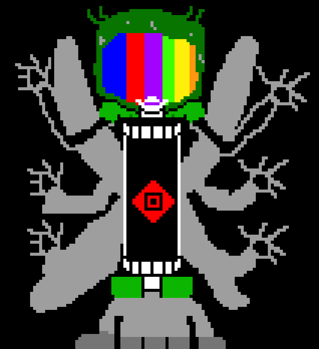 *he transforms into a god