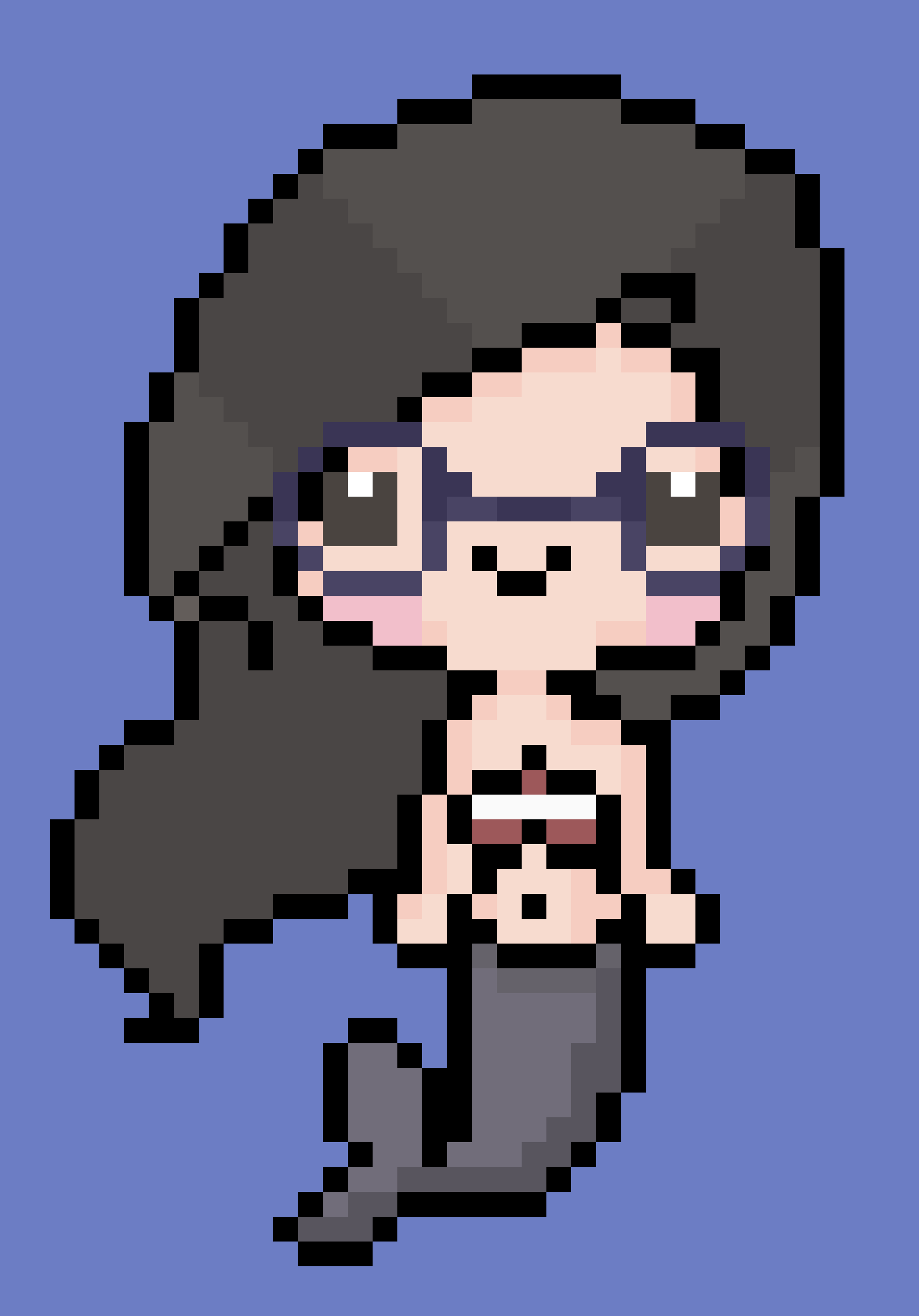 Pixel Art Mermaid Pqche