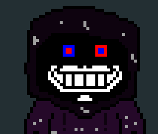 [d959ff] *blasters blast the blasters while he is dodging the blasts from yours*