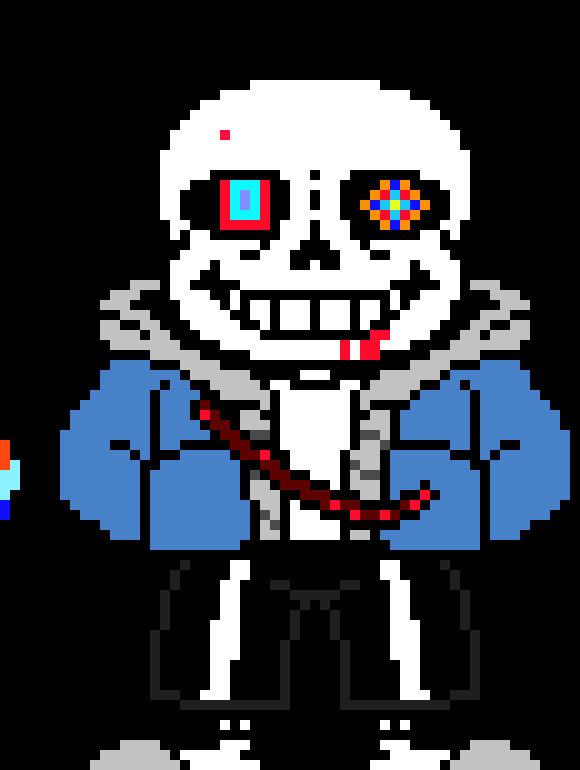 back from being a idoite -last breath disbelief sans and papyrus