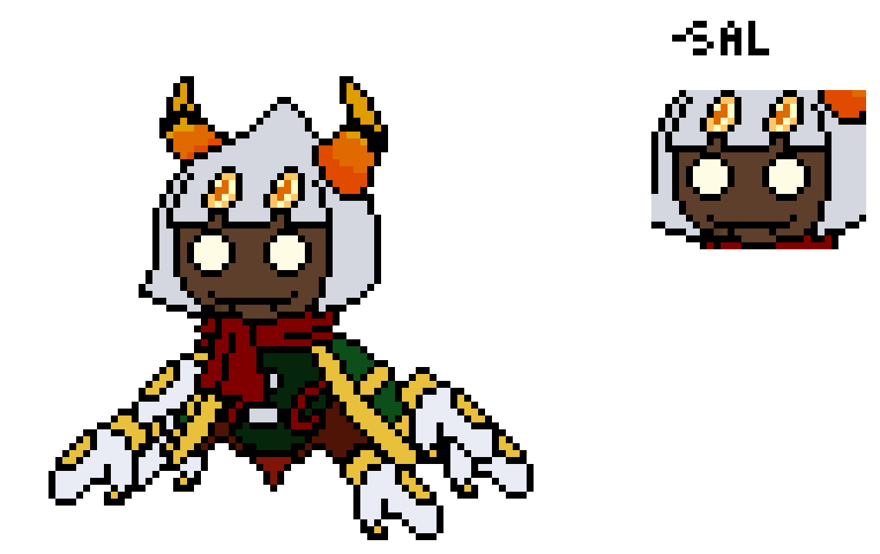 Taranza Sprite Sheet (not done, like both Marx and Susie lol)