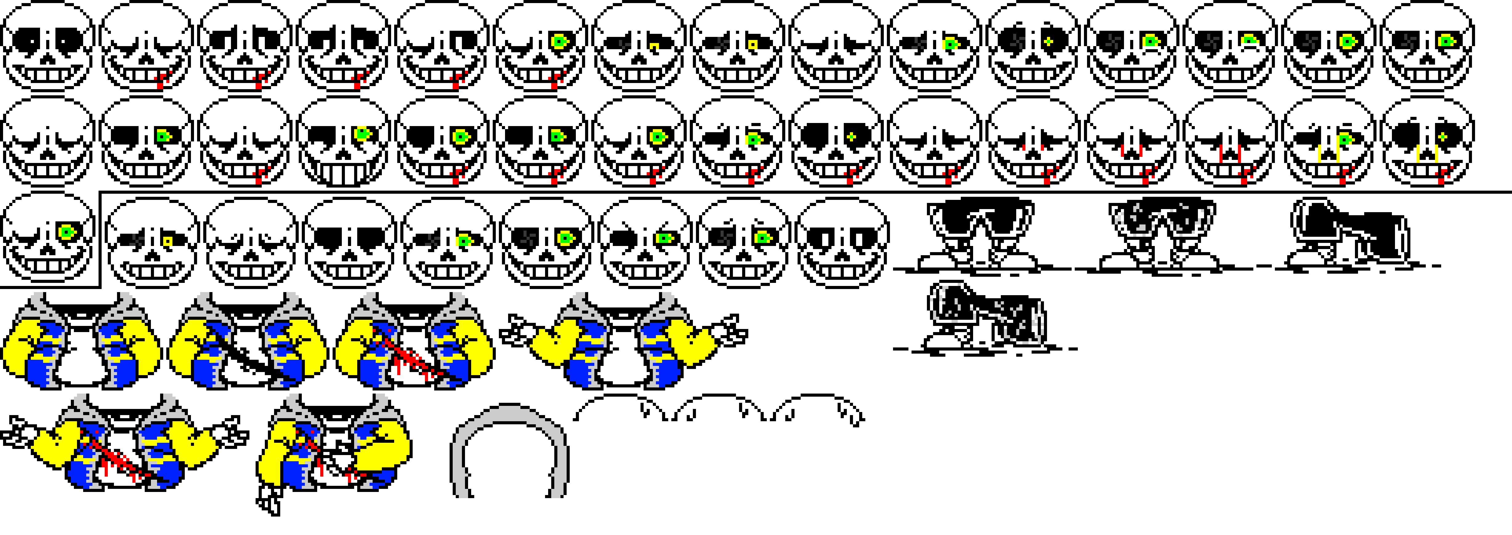 Outerdust Sans Sprite Sheet