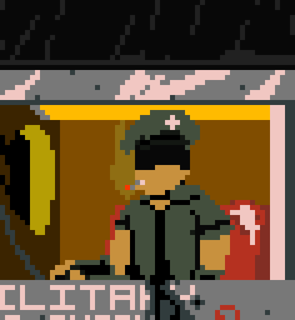 [General B.] -takes a deep puff- | Pixel Art Maker