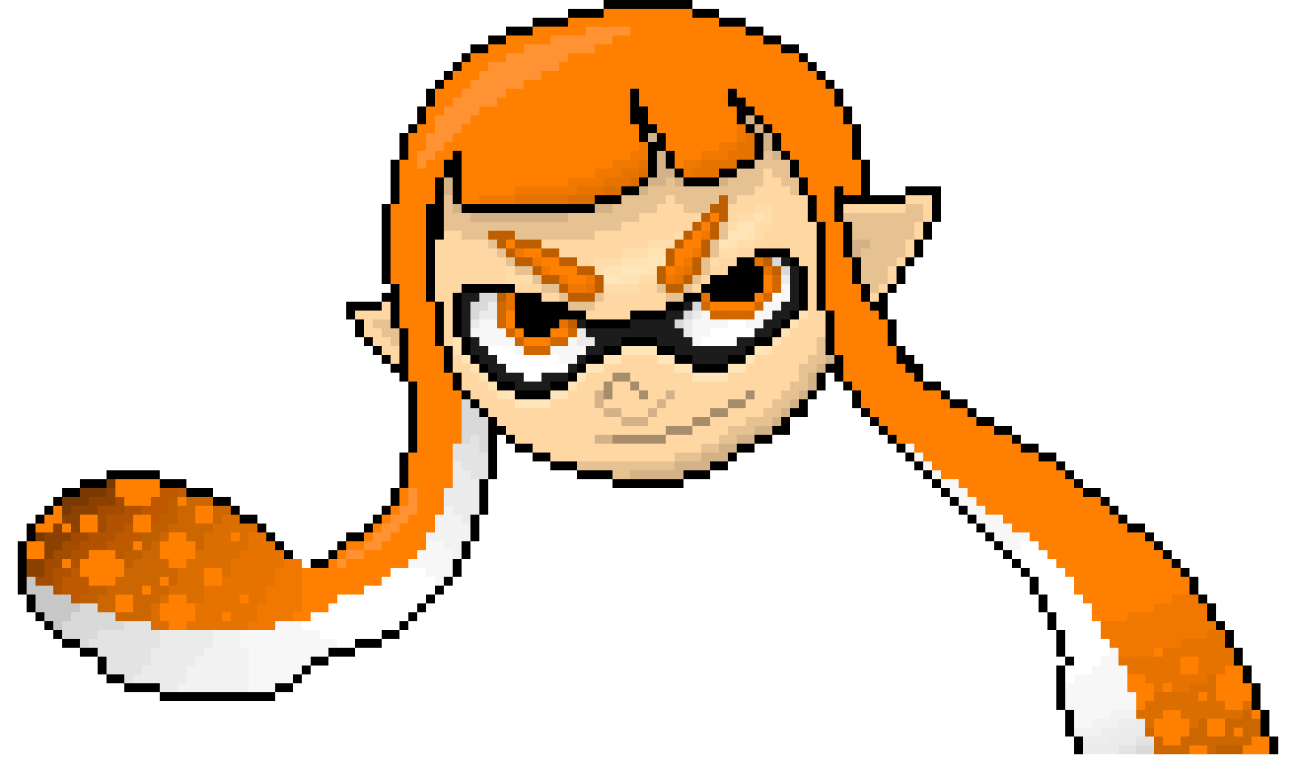 Orange Inkling head