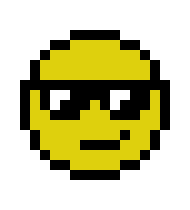 [24390f] cool sunglasses face