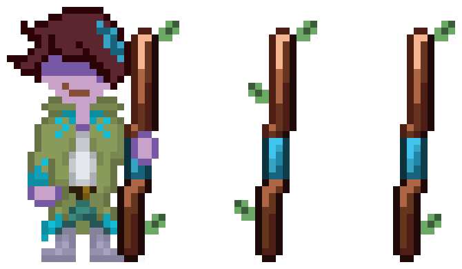 [69e21e] Caspian with 3rd level Staff (Verdant Staff)
