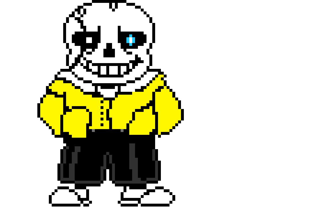 Changed Fates Sans updated (hes alphys in this world)