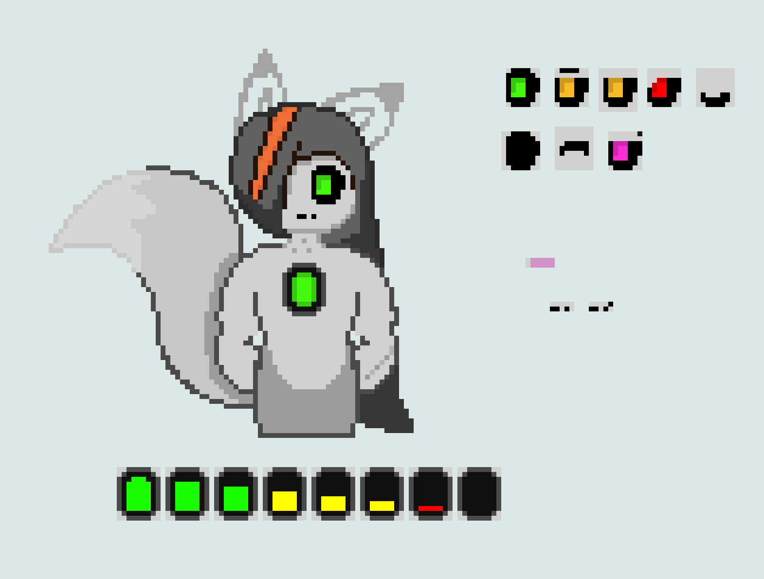Hey Glitch, it's Atari. I saw your sprite yesterday, and decided to give it a revamp. I might add something to it in the future, but you don't have to use it if you don't want to. -Atari