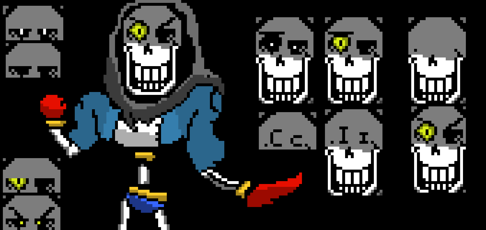 undertale Disbelief papyrus phase 3  (spirte update)