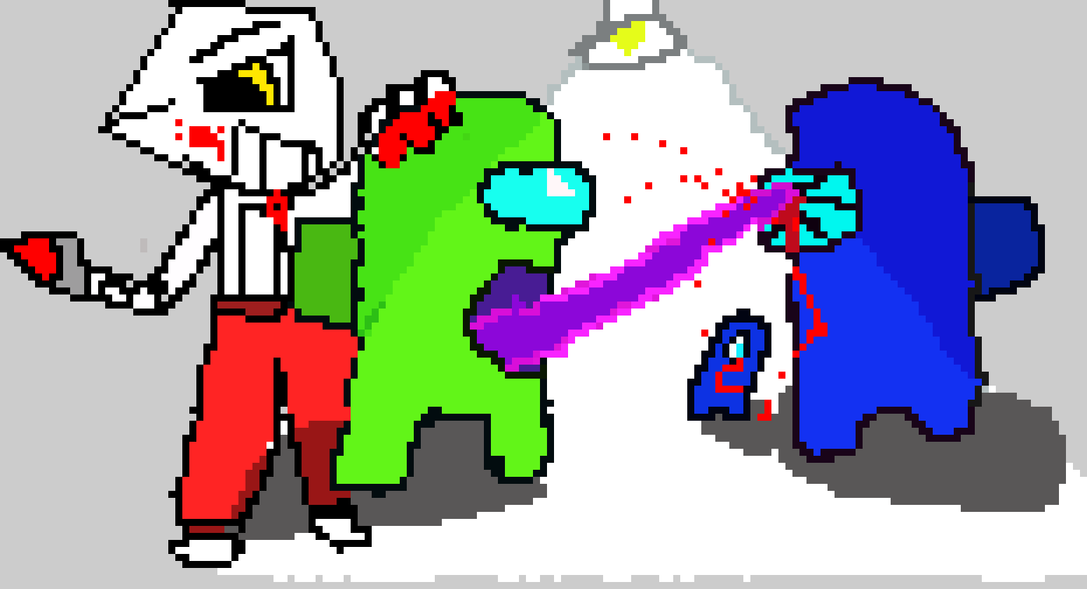 this is my brothers work *eexcept for the non among us related guy*