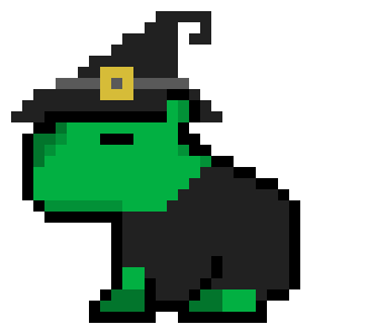 [5b16ba] Witch Capy Icon
